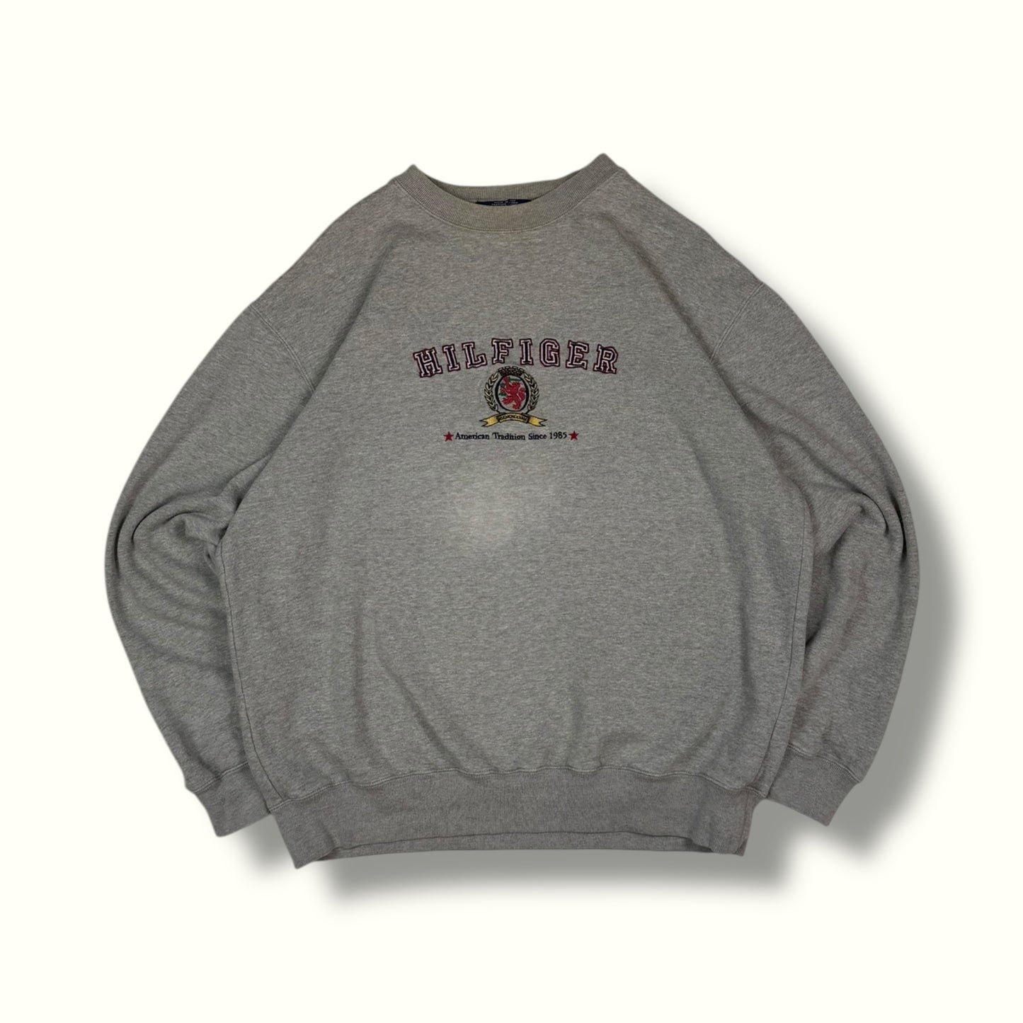 Vintage 90s Tommy Hilfiger grey sweatshirt