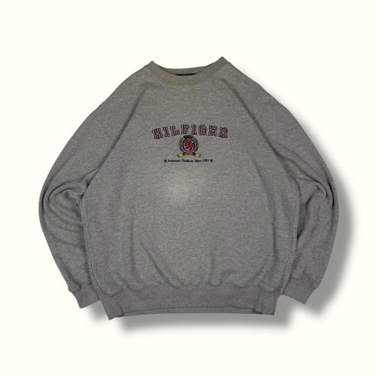 Vintage 90s Tommy Hilfiger grey sweatshirt