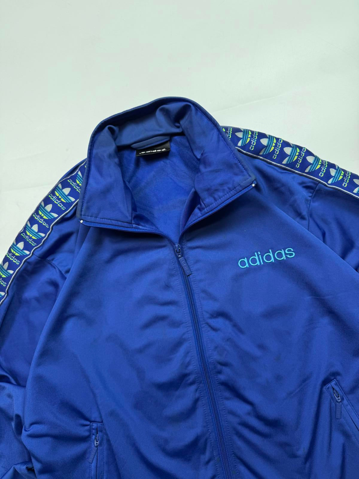 Vintage 90s Adidas originals side stripe tracksuit (S)
