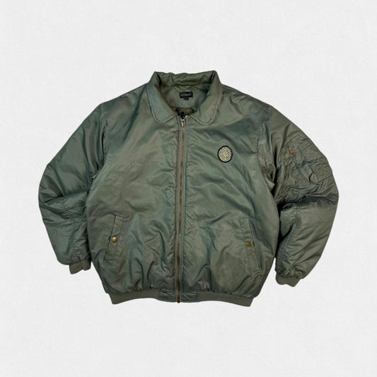Vintage military flight bomber jacket (L)