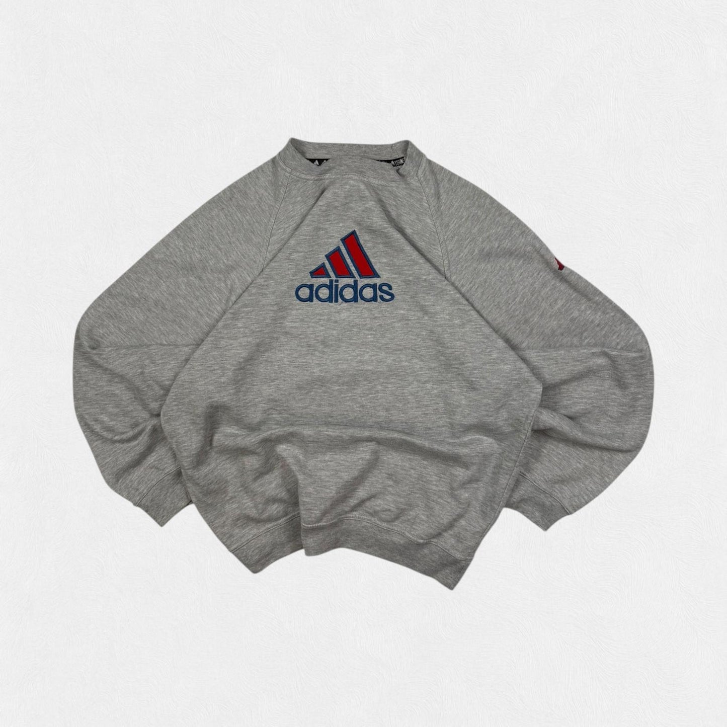 Vintage 90s Adidas centre logo sweatshirt (XL)