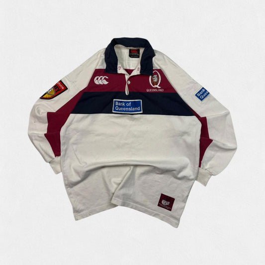 Vintage Queensland reds 2001/02 Canterbury rugby union shirt (XL)