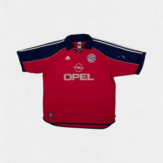 Vintage Bayern Munich 1999-01 Adidas home football shirt (XXL)