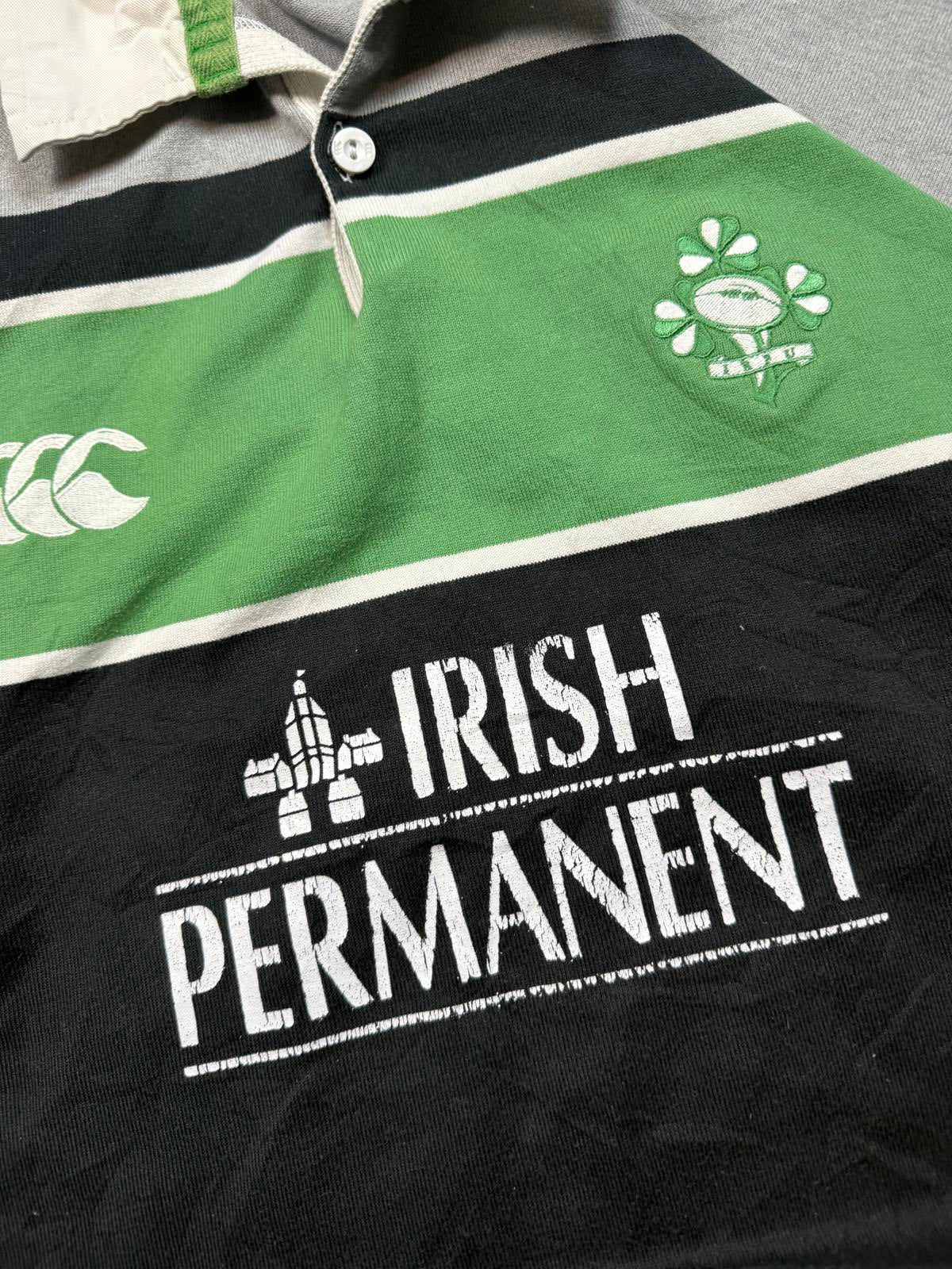 Vintage Ireland 2001/02 Canterbury training rugby union shirt (XL)