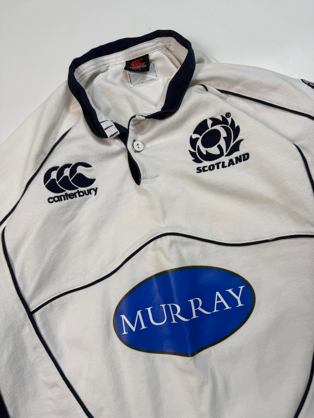 Vintage Scotland 2007/08 Canterbury away rugby shirt (XL)
