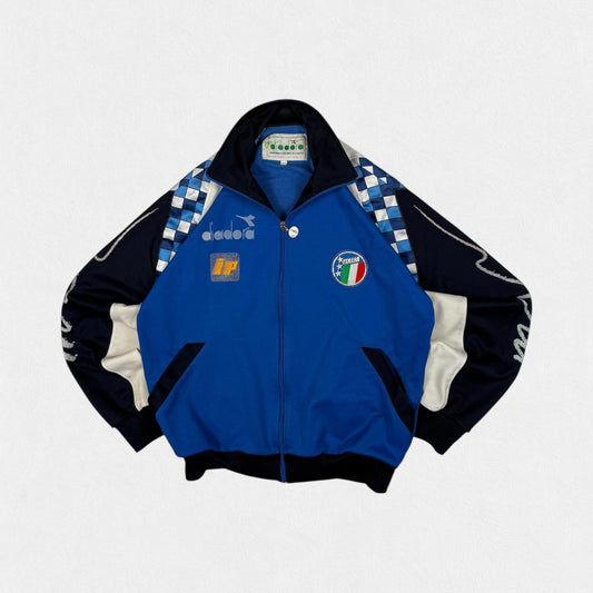 Vintage Italy 1990-92 Diadora football track jacket (M)