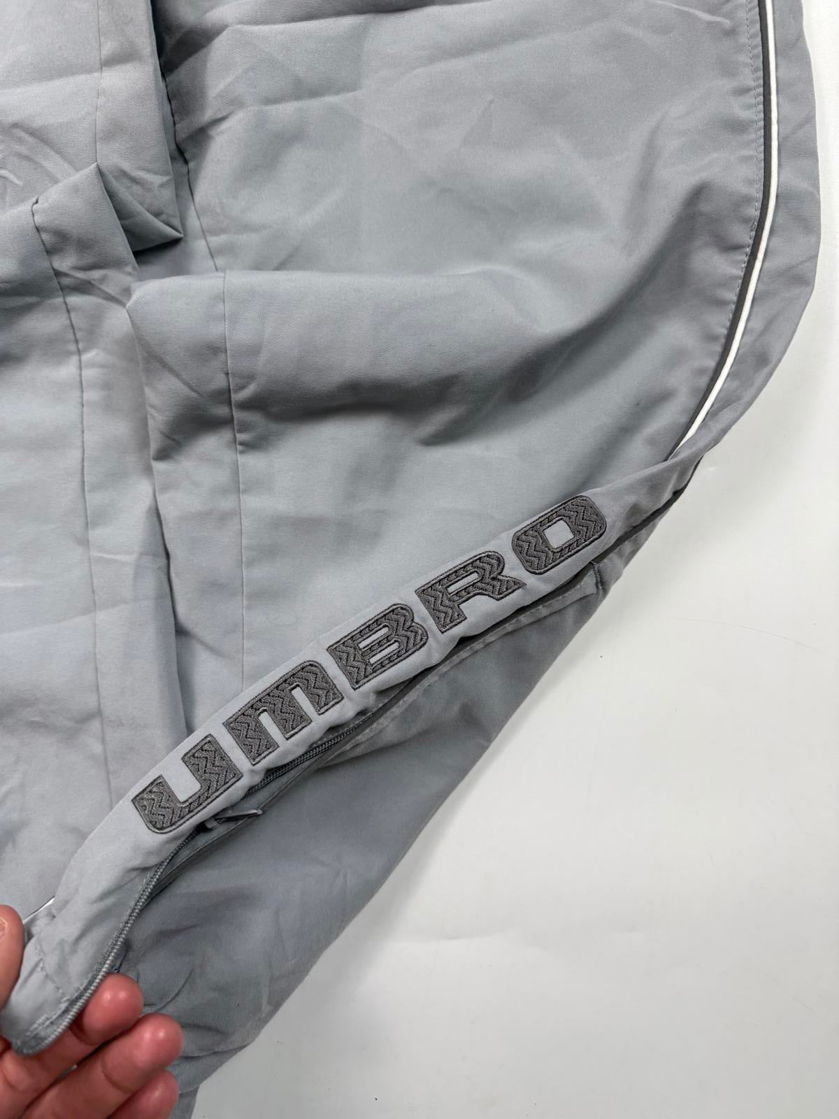 Vintage Umbro spell out baggy track pants (S)