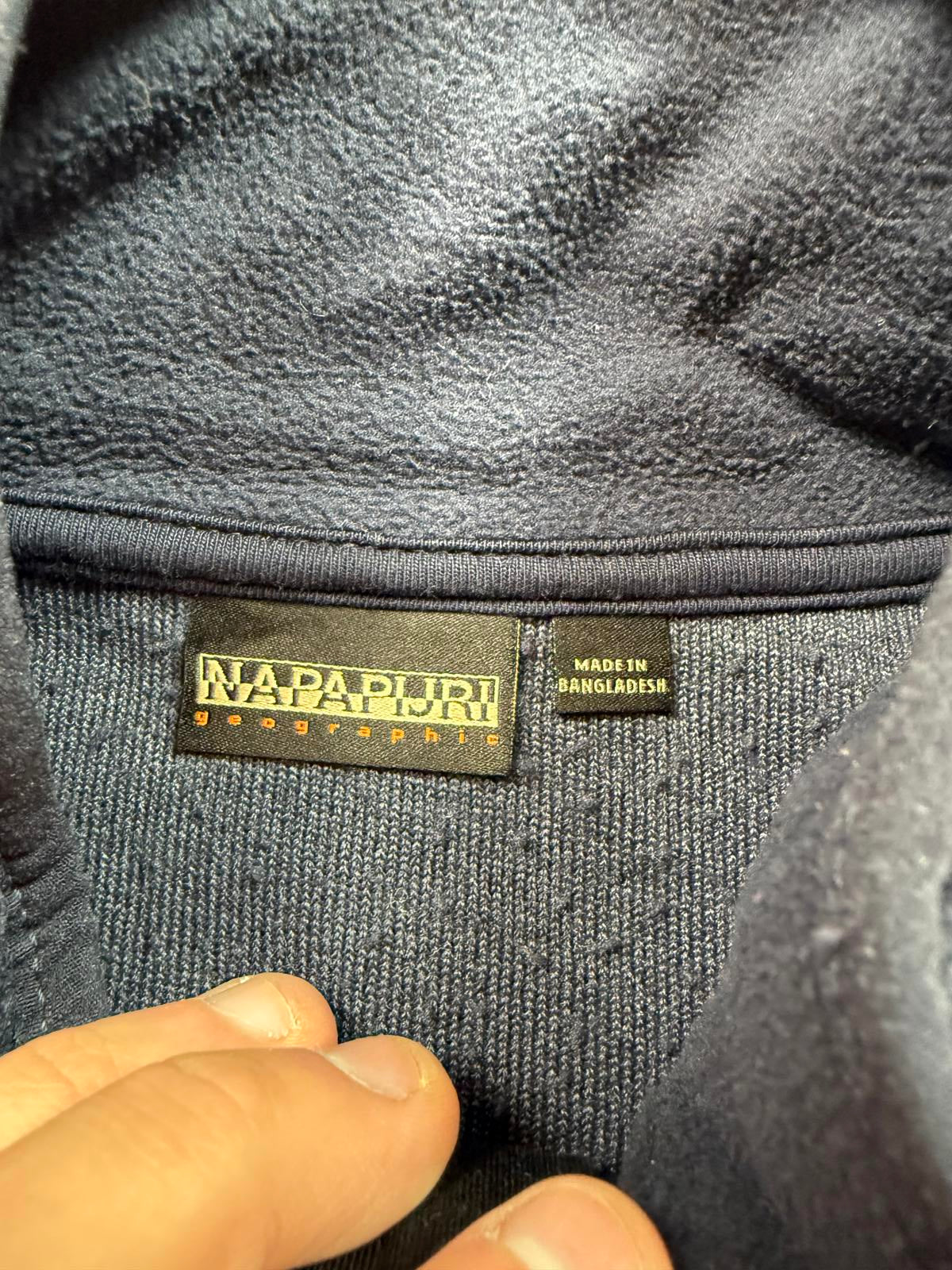 Vintage Napapijri deep pile sherpa fleece (M)