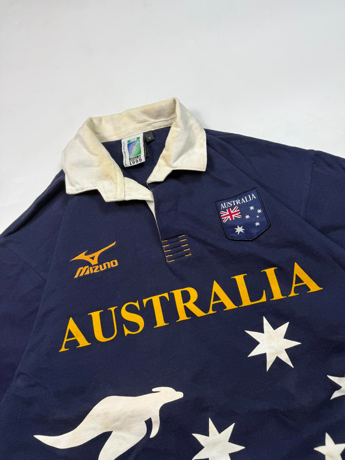 Vintage Australia 1999 world cup Mizuno rugby union shirt (M)