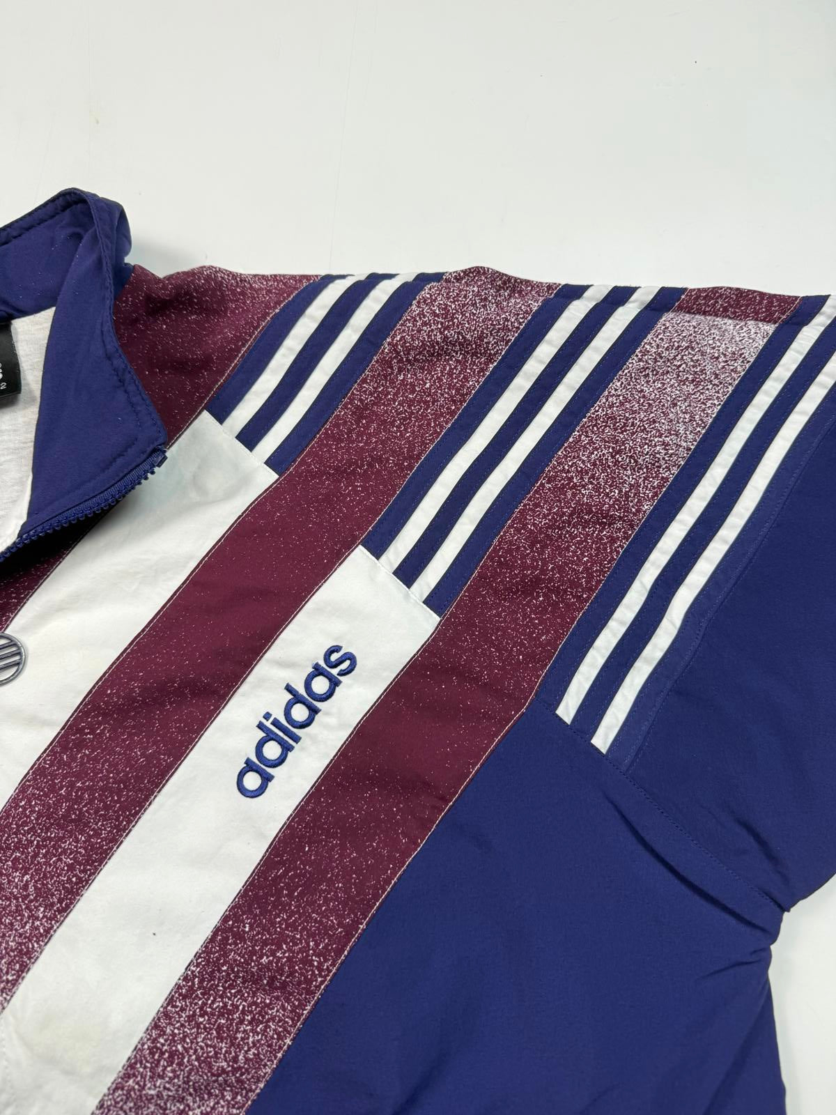 Vintage 90s adidas originals colour block track jacket (M)