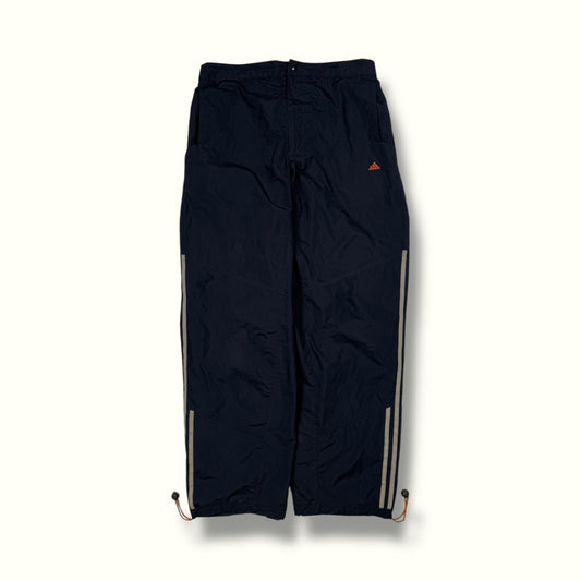 Vintage Adidas baggy track pants navy