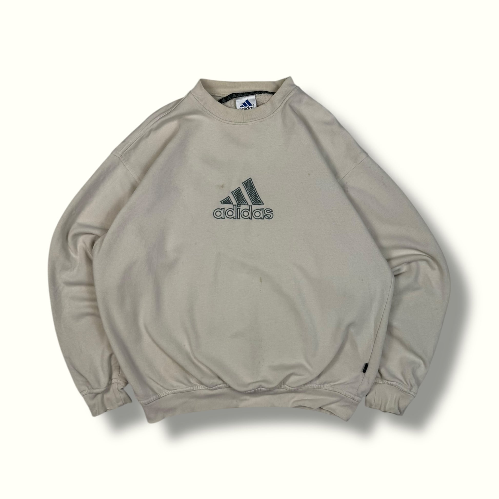 Vintage boxy adidas centre logo sweatshirt 