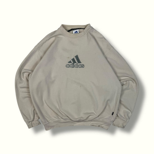 Vintage boxy adidas centre logo sweatshirt 