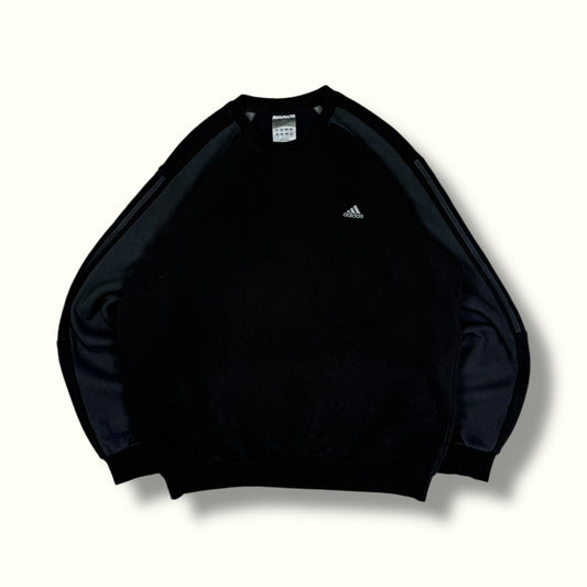 Vintage adidas small logo sweatshirt black