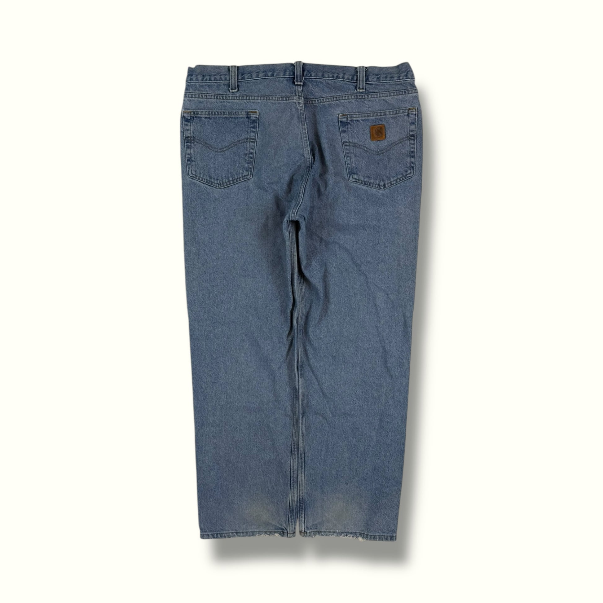 Carhartt baggy jeans light blue big waist