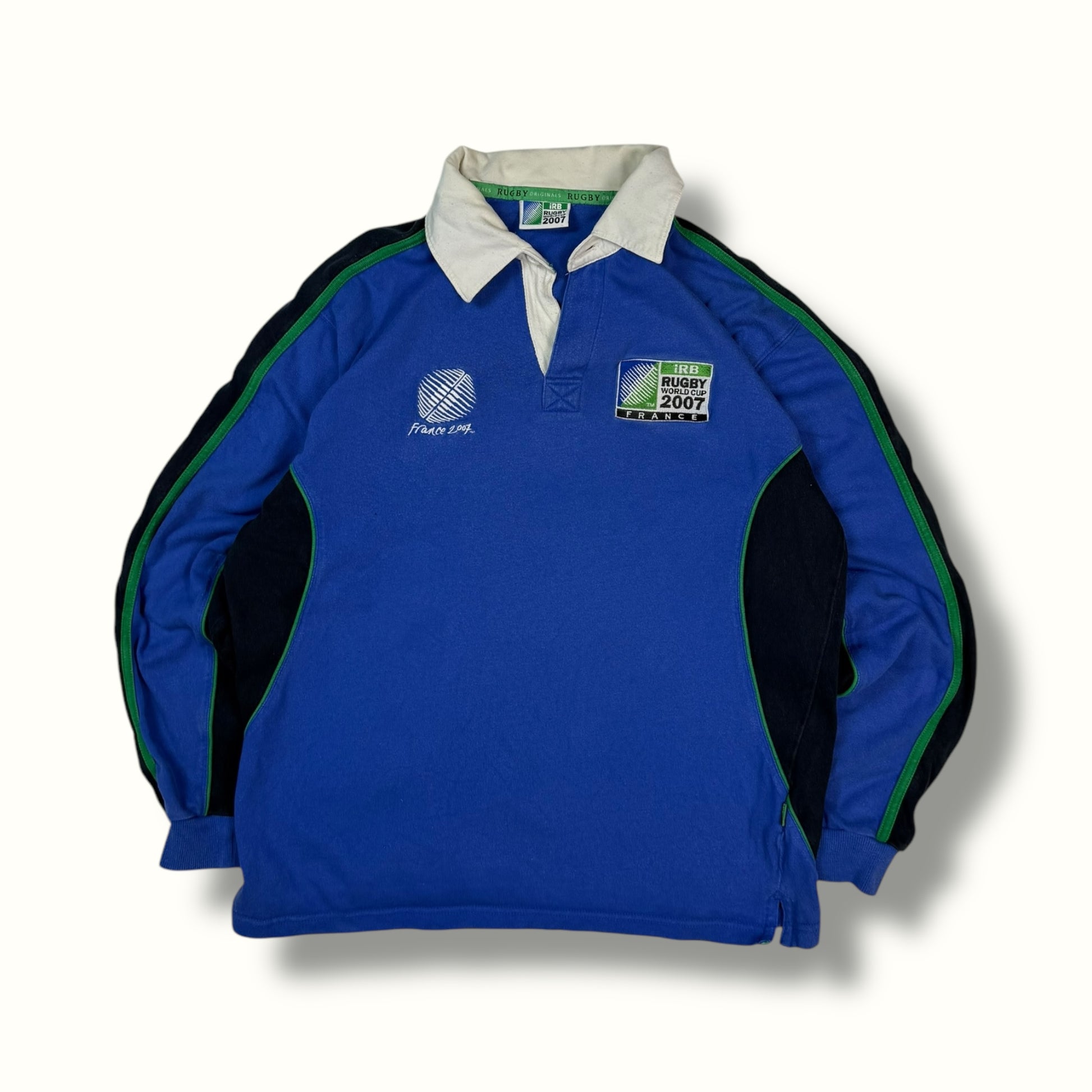Vintage France rugby world cup rugby shirt blue 2007