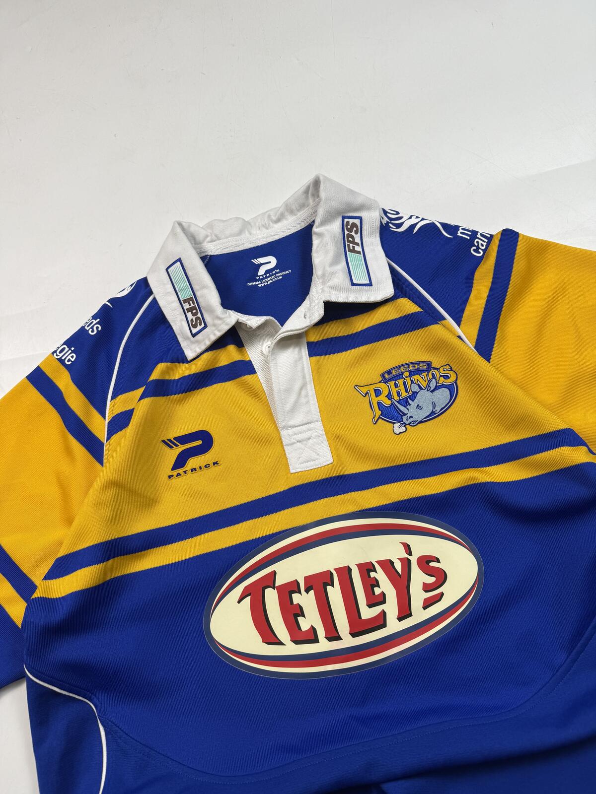 Vintage Leeds Rhinos 2005/06 Patrick rugby league shirt (L)