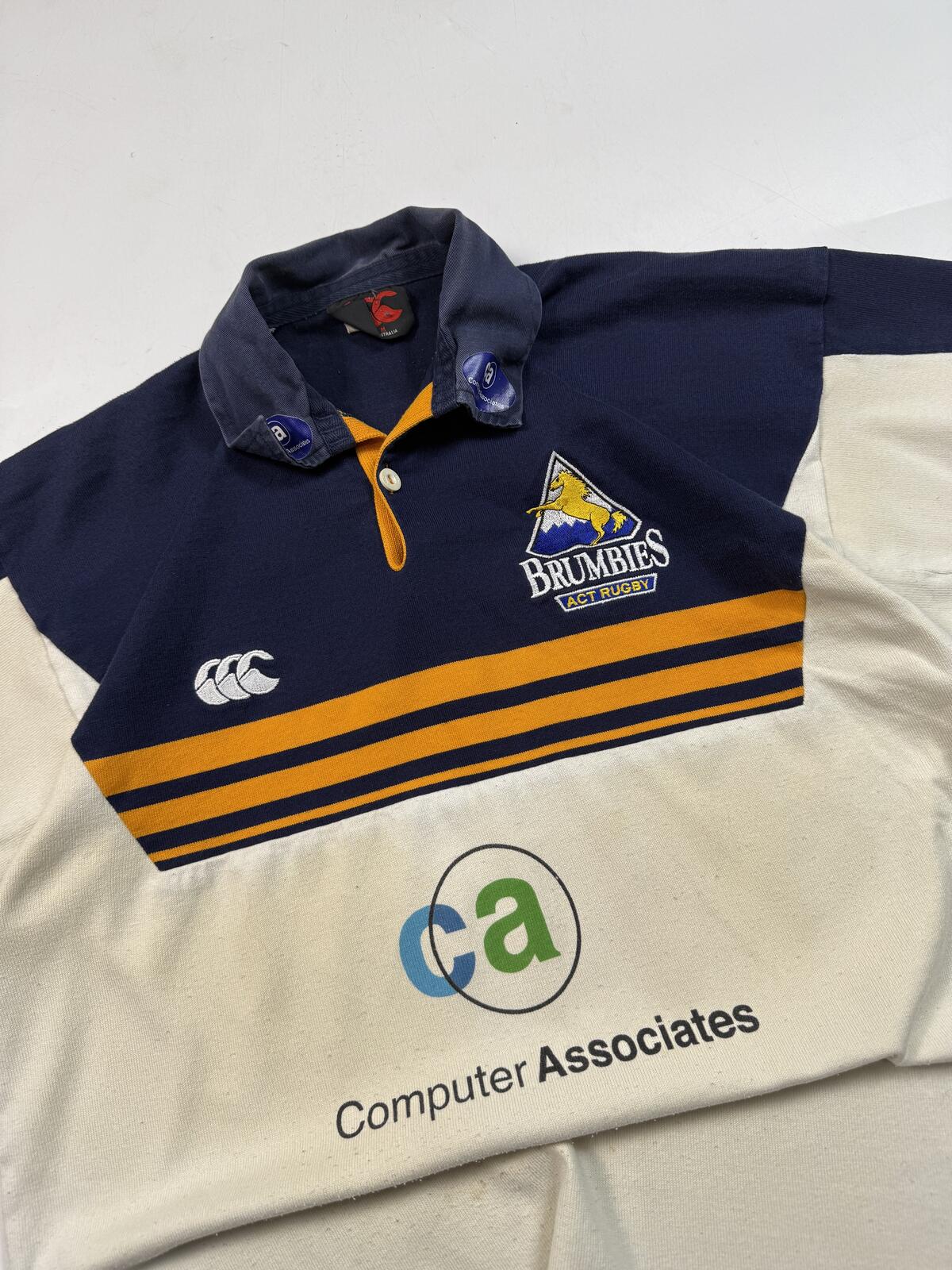 Vintage Brumbies 2001/02 Canterbury rugby shirt (M)
