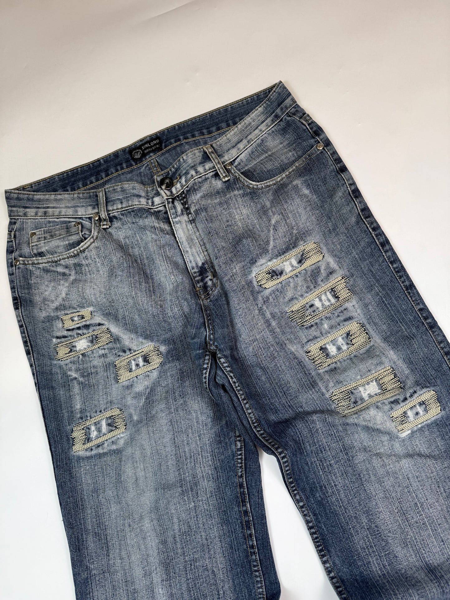 Vintage Y2K Hip hop baggy jeans (W38)