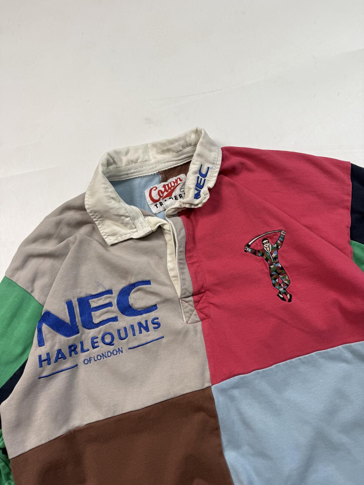 Vintage Harlequins 1997-99 Cotton Traders rugby union shirt (L)