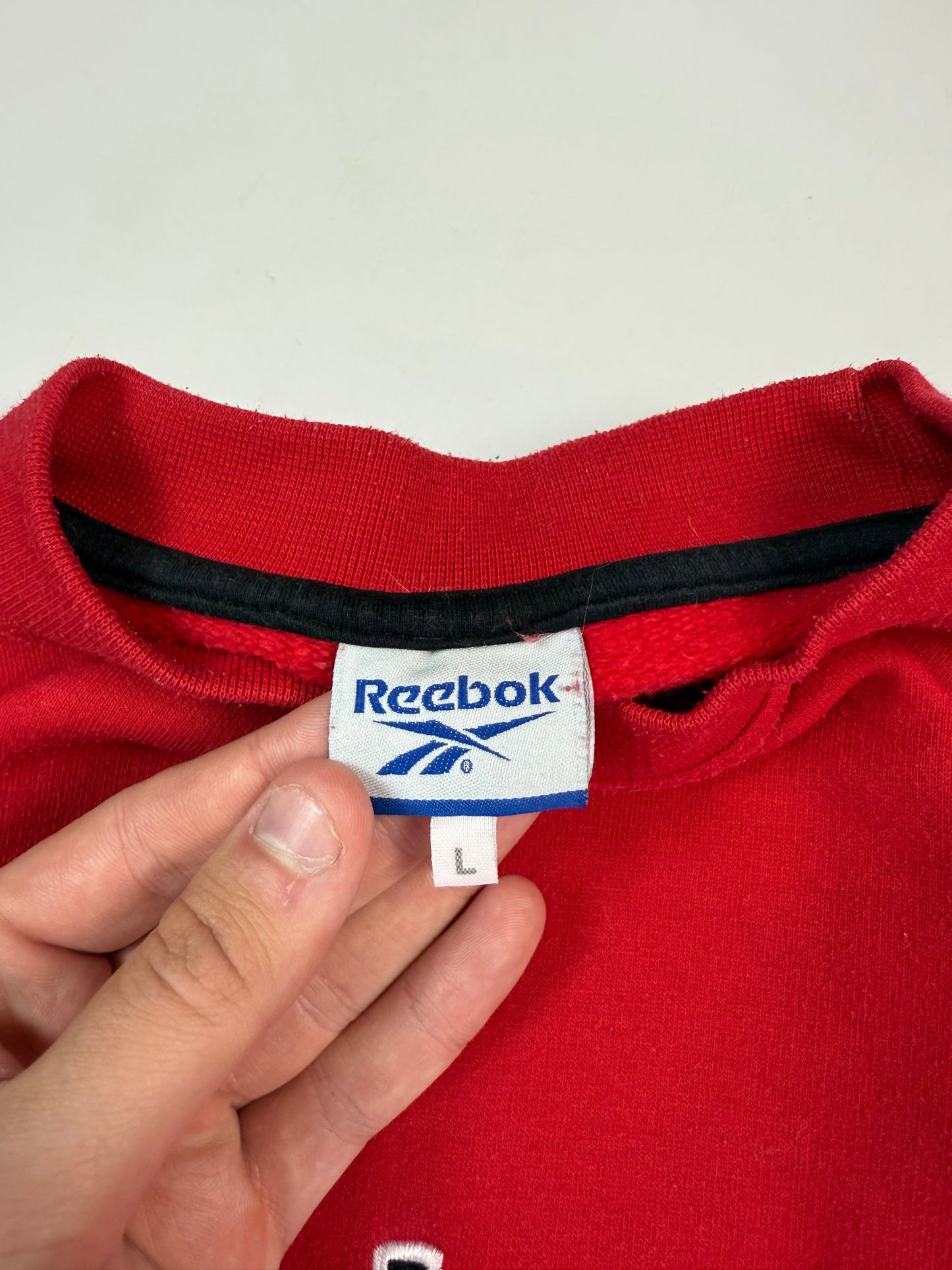 Vintage Reebok spell out sweatshirt (L)