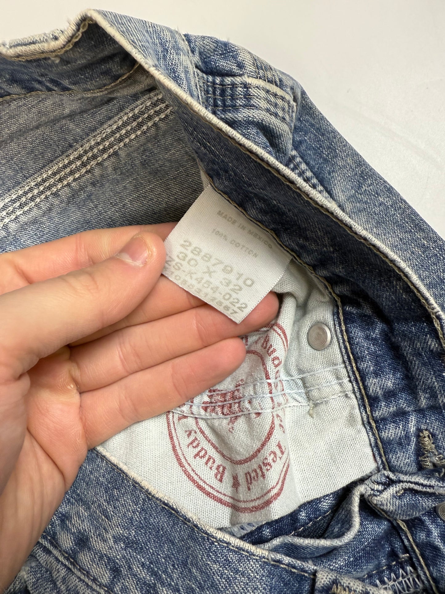 Lee dungarees baggy carpenter jeans (W28)