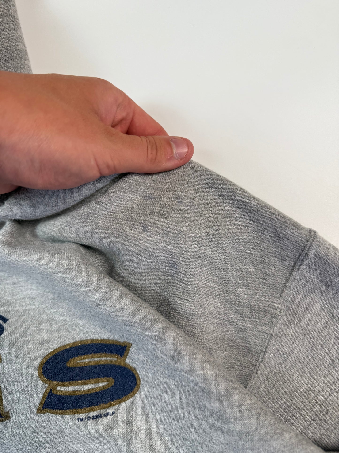 Vintage Lee sport St Louis Rams NFL spell out hoodie (L)