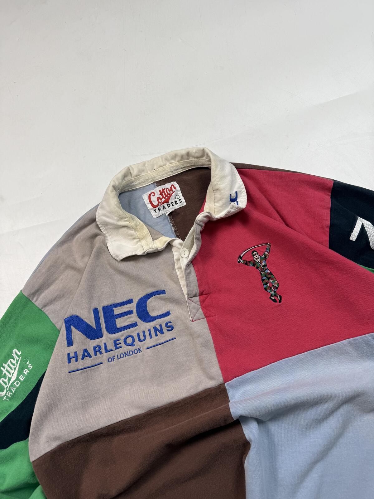 Vintage Harlequins 1997-99 Cotton Traders rugby union shirt (XXL)