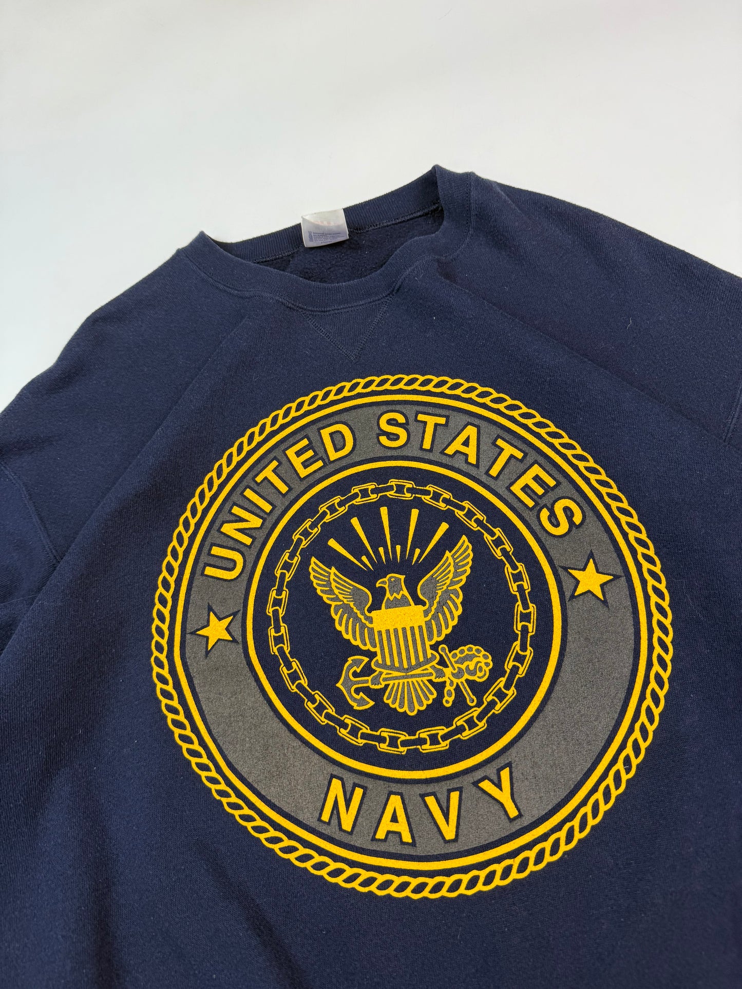 Vintage United States navy Soffe graphic sweatshirt (L)