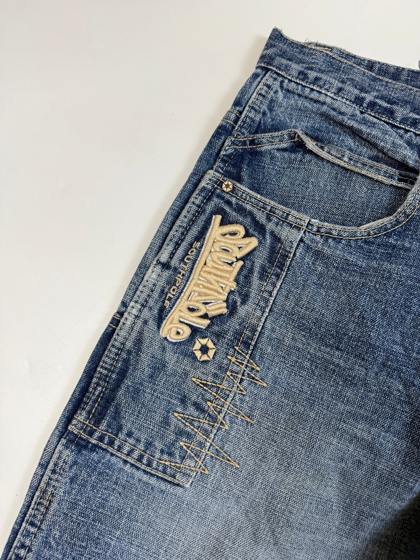 Vintage Southpole baggy denim jeans (W36)