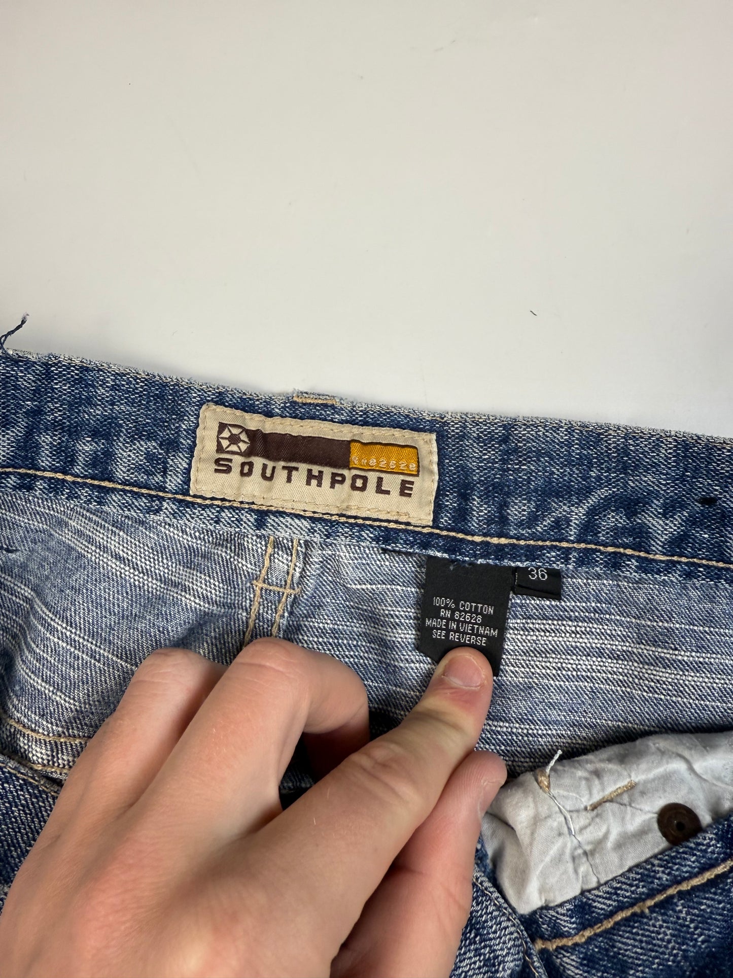 Vintage Southpole baggy denim jeans (W36)
