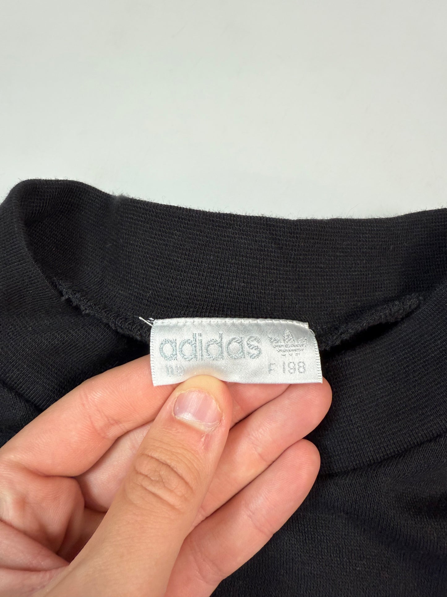 Vintage 90s Adidas originals colour block quarter zip sweatshirt (XL)
