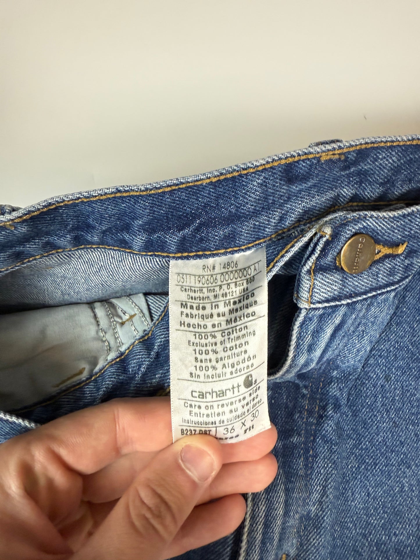 Carhartt baggy carpenter jeans (W36)