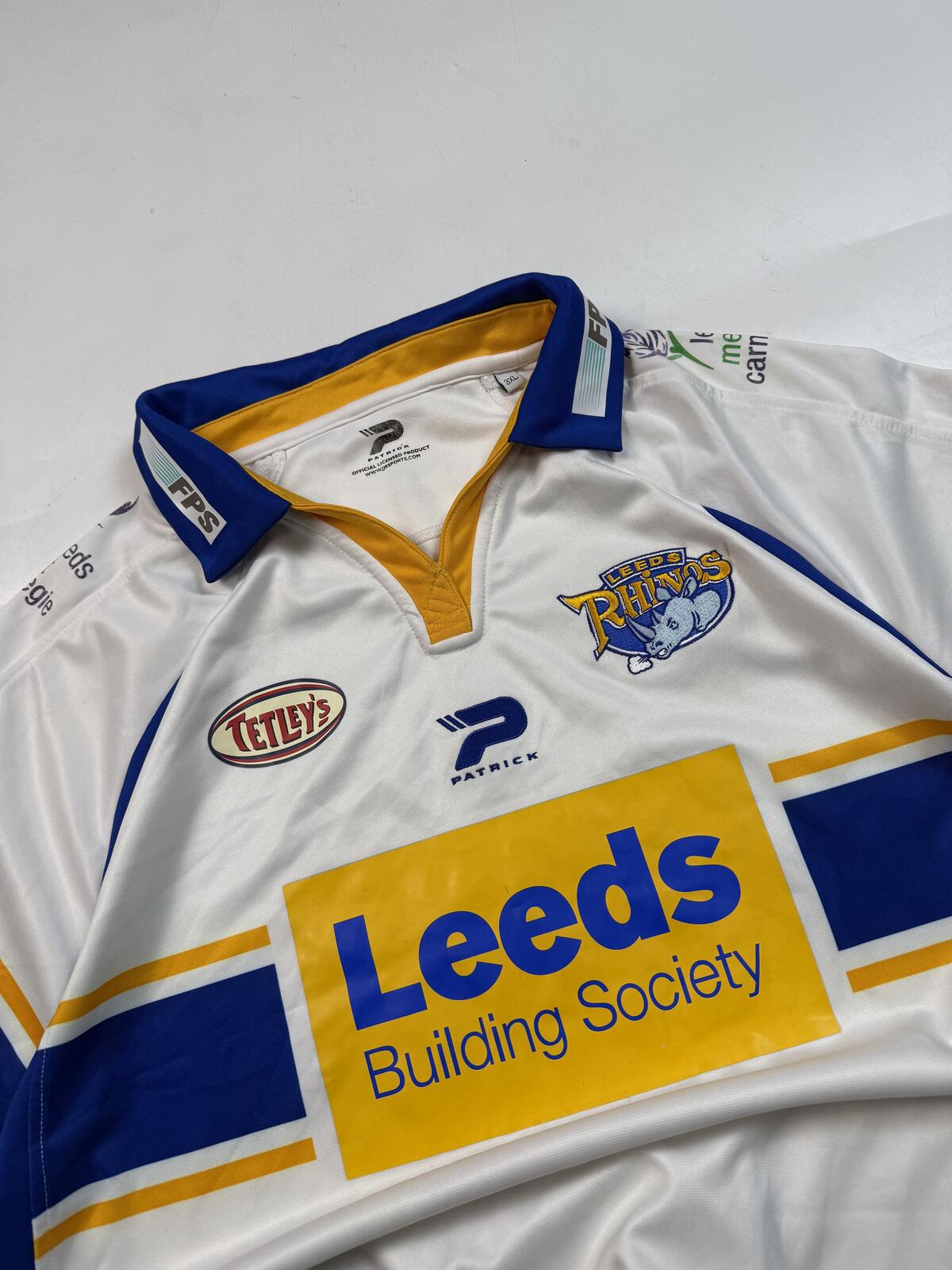 Vintage Leeds Rhinos 2007 Patrick away rugby league shirt (3XL)
