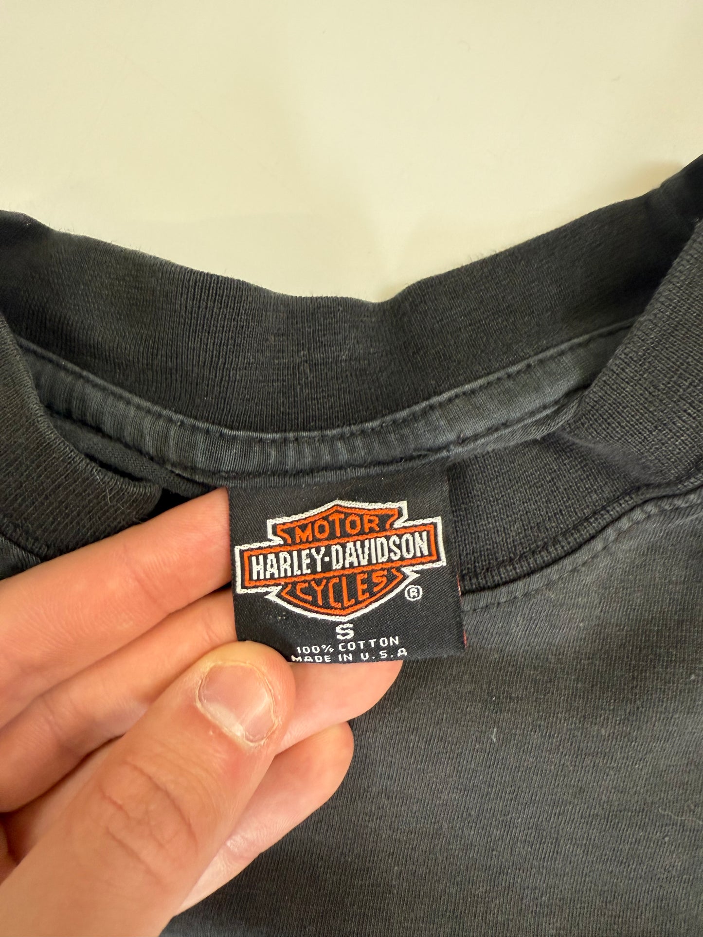 Vintage Harley Davidson motorcycles graphic tee (S)