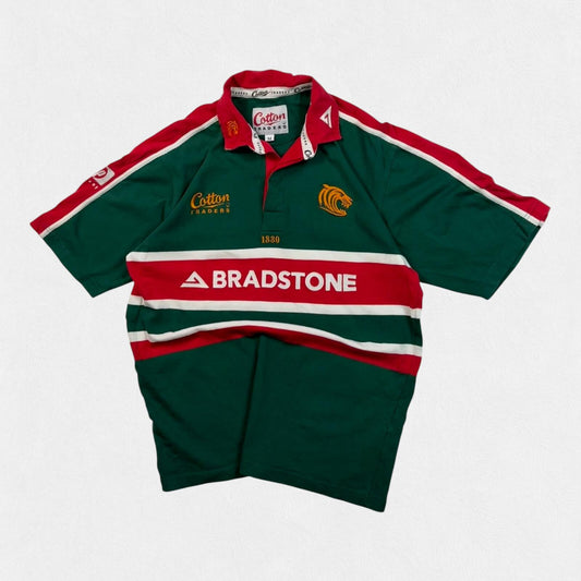 Vintage Leicester Tigers 2002/03 Cotton Traders rugby shirt (M)