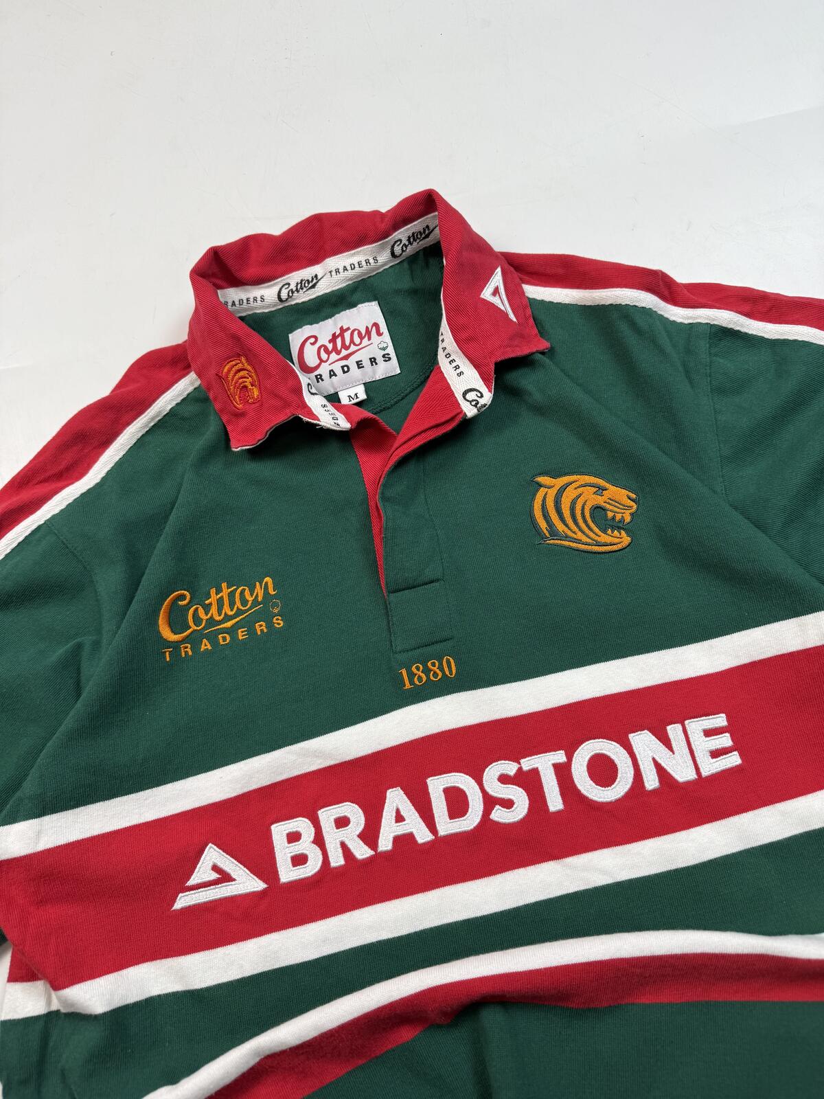 Vintage Leicester Tigers 2002/03 Cotton Traders rugby shirt (M)