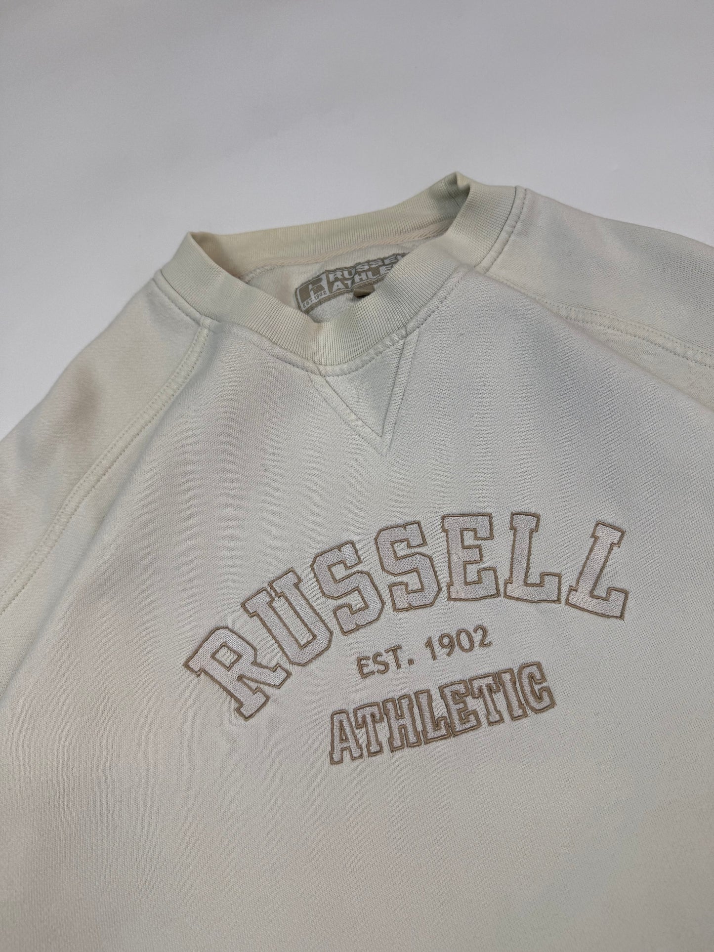 Vintage Russell athletic spell out sweatshirt (XL)