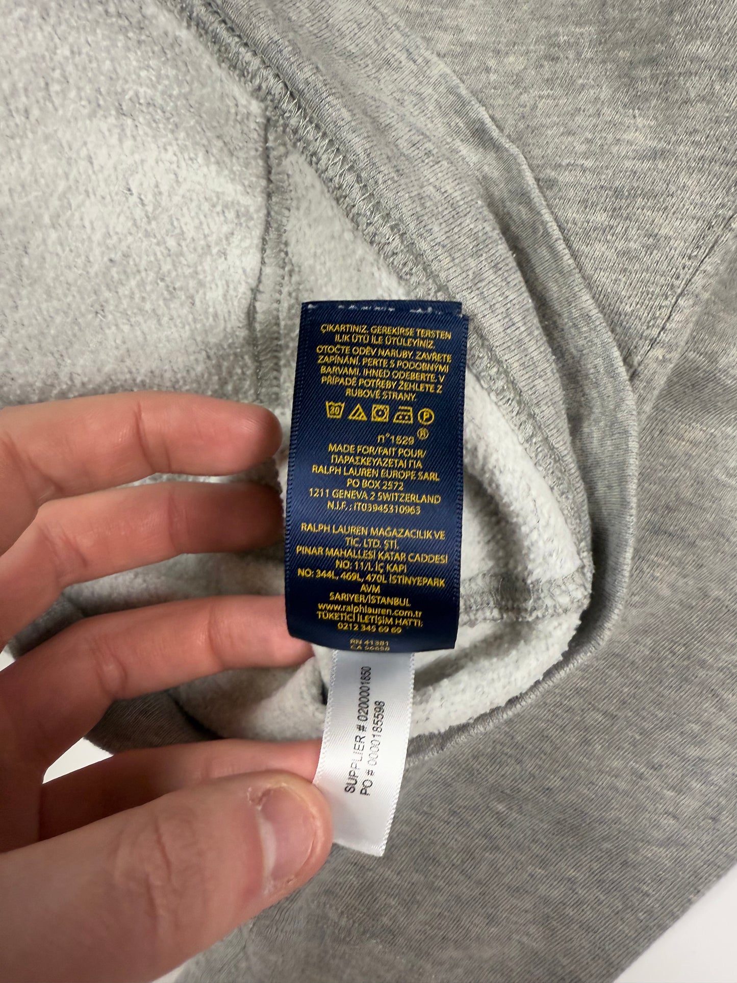 Polo Ralph Lauren full zip hoodie (S)