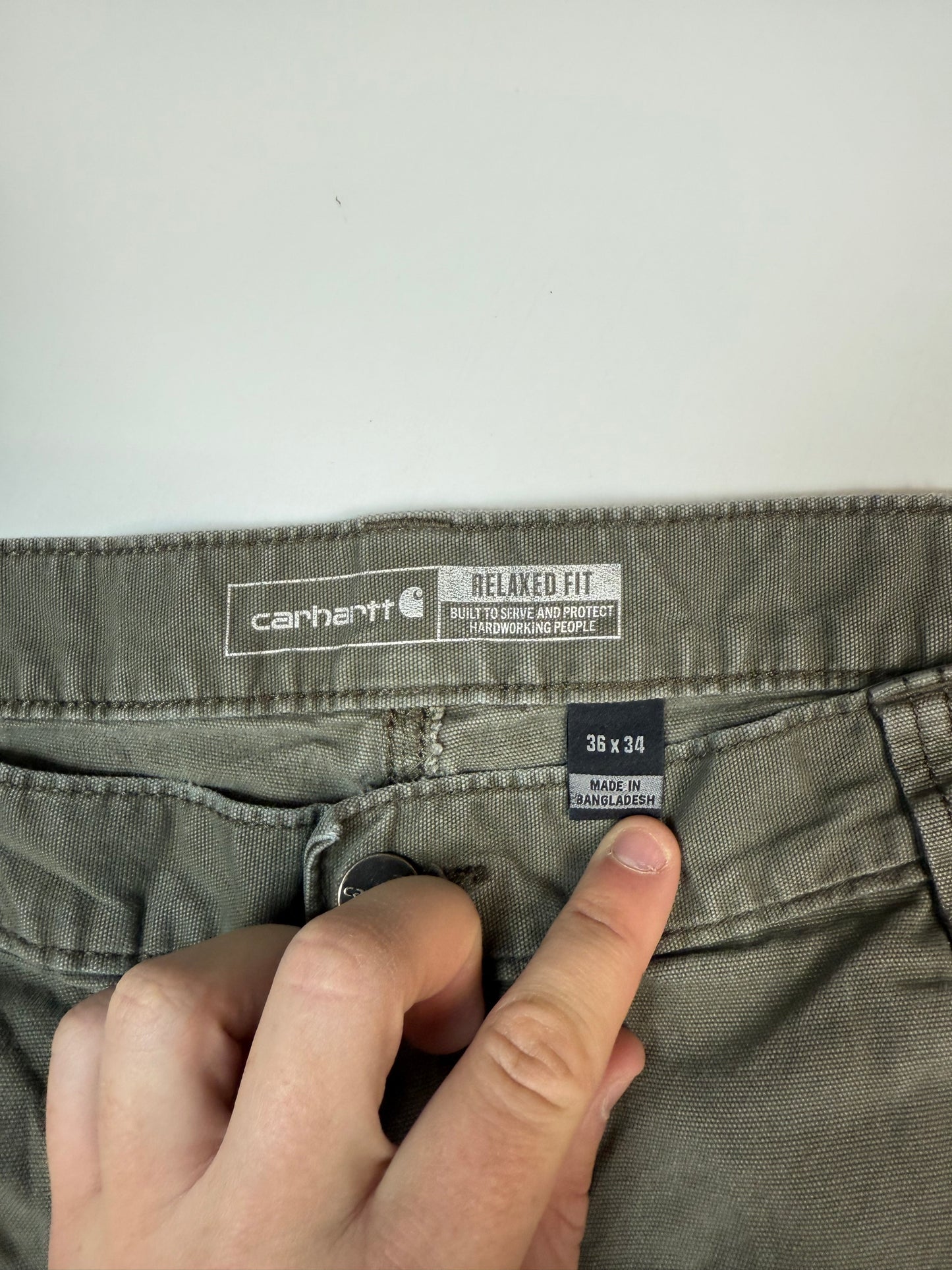 Carhartt WIP baggy double knee carpenter pants (W34)