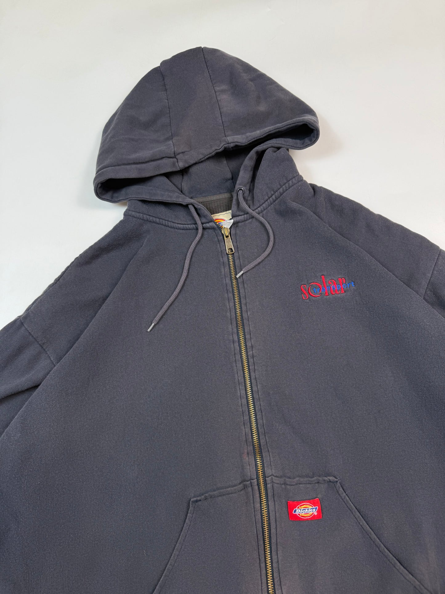 Dickies workwear full zip up hoodie (L)