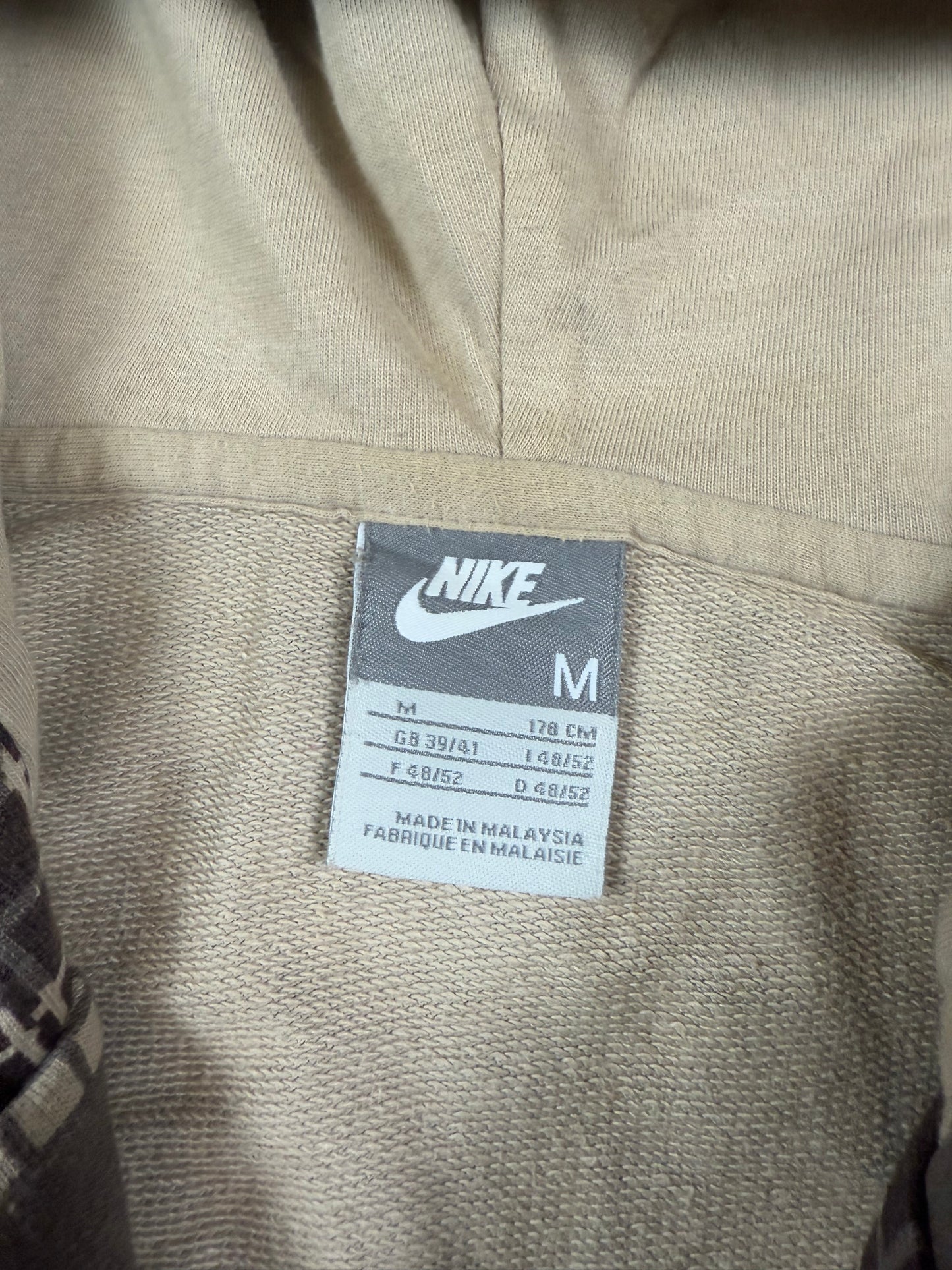 Vintage Nike abstract full zip hoodie (M)