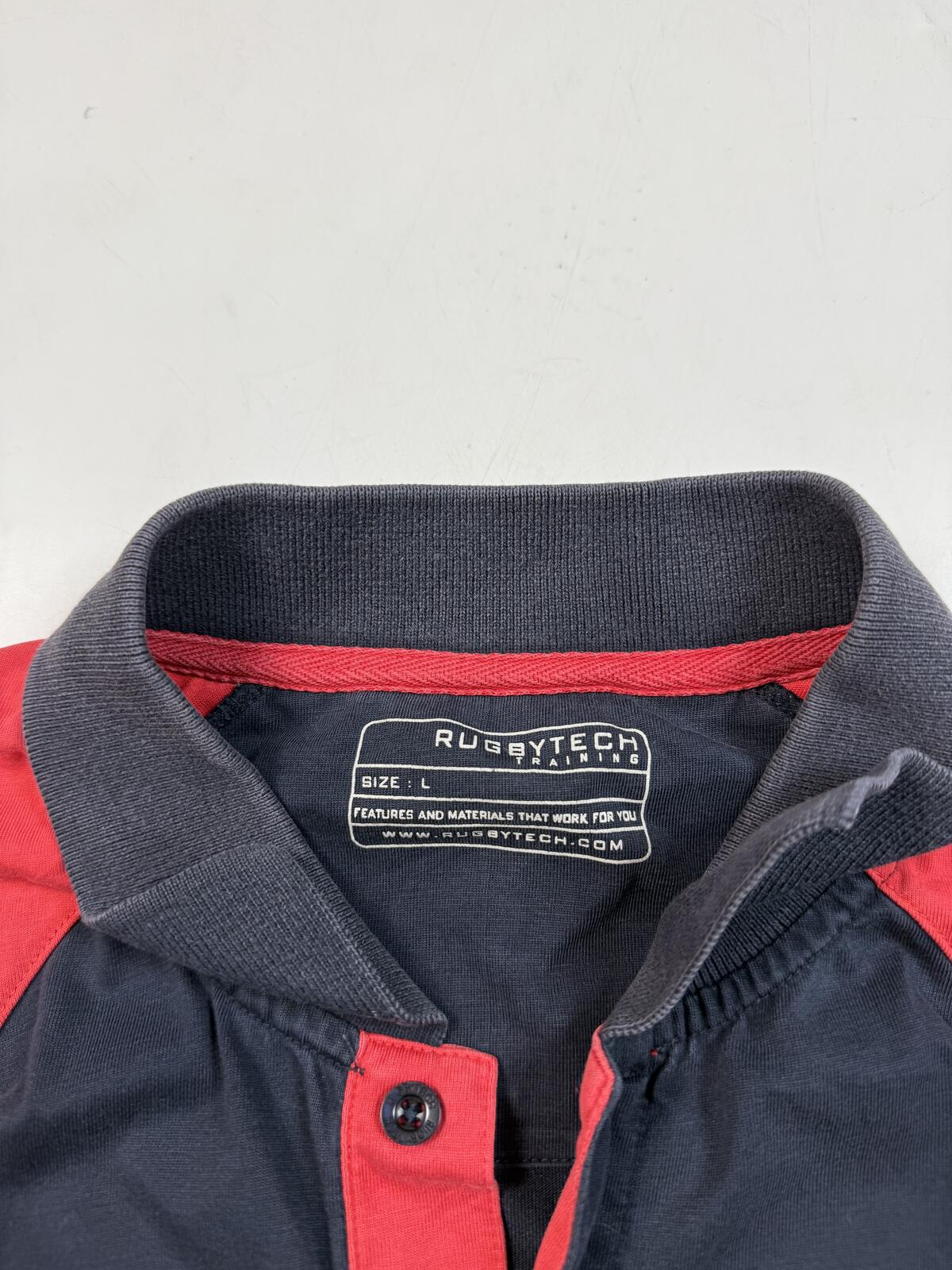 Gloucester 2009/10 Rugby tech training rugby polo shirt (L)