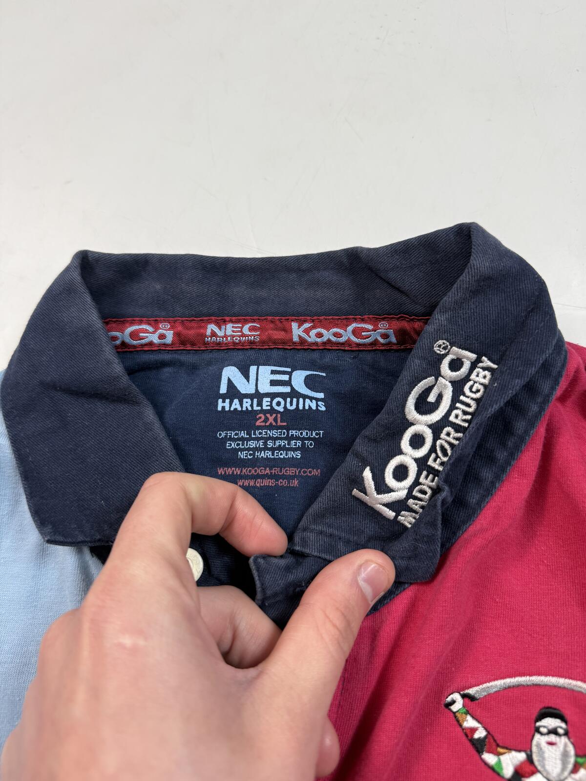 Vintage 2000s Harlequins Kooga supporters rugby shirt (XXL)