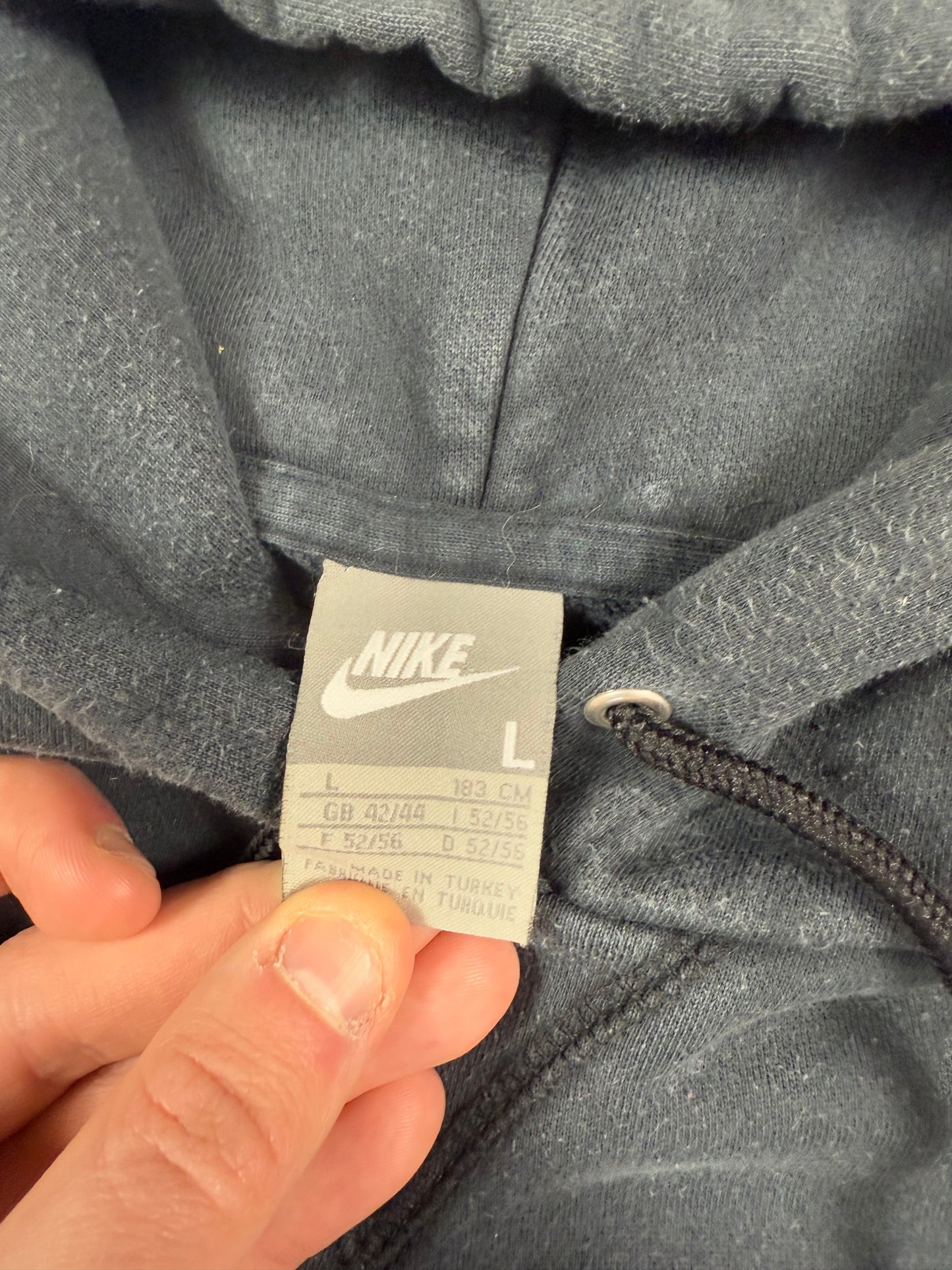 Vintage Nike mini swoosh hoodie (L)