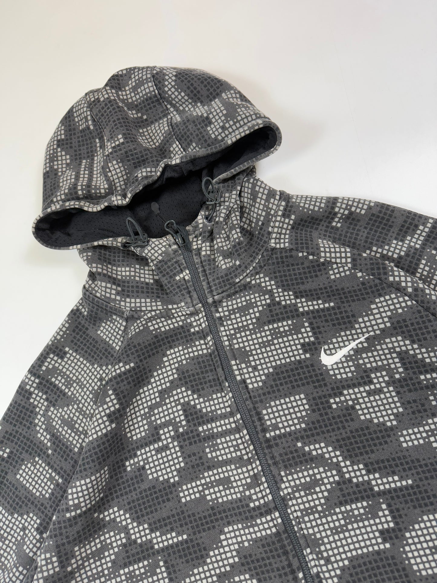 Nike digi camo full zip hoodie (L)