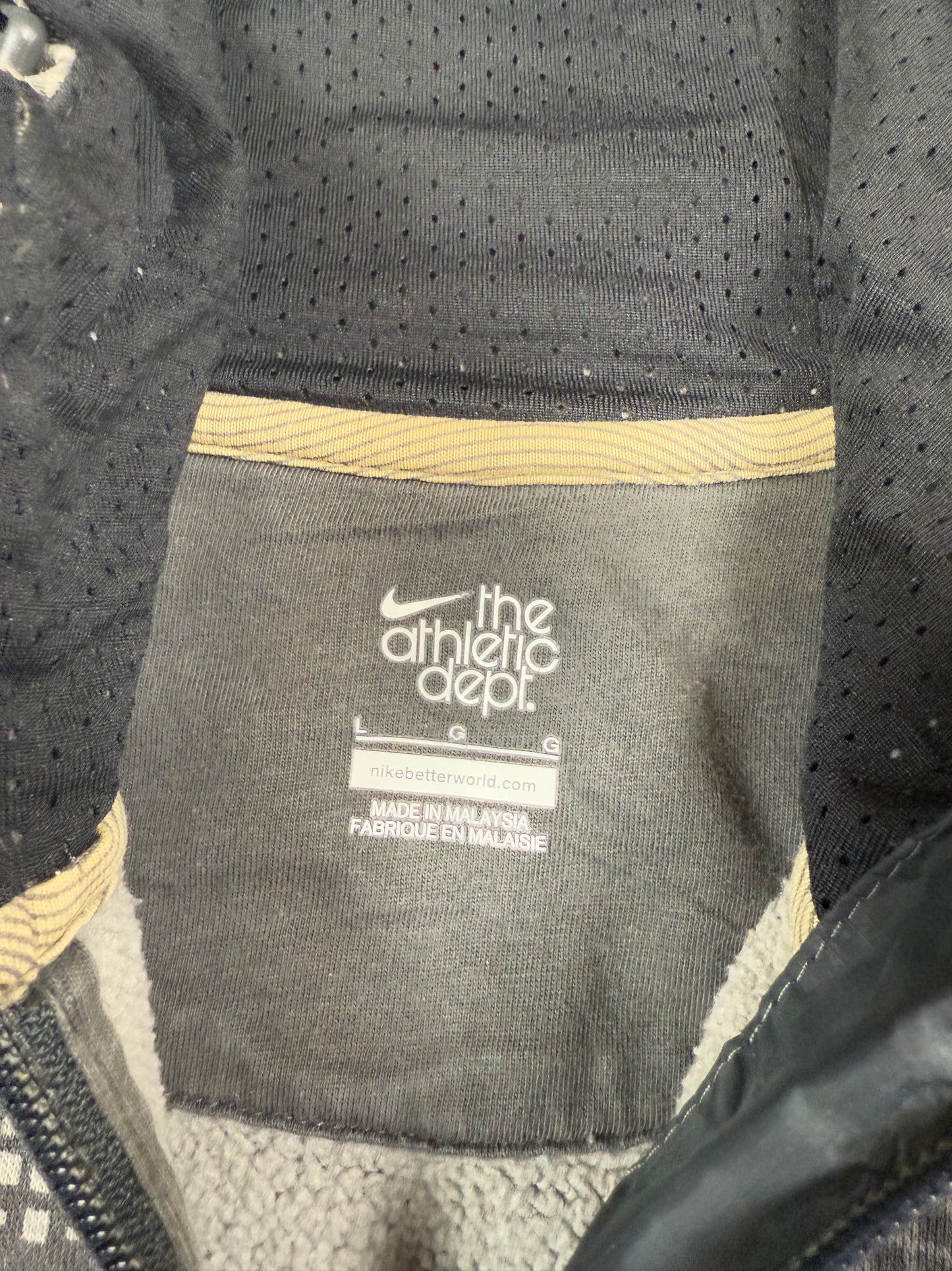 Nike digi camo full zip hoodie (L)