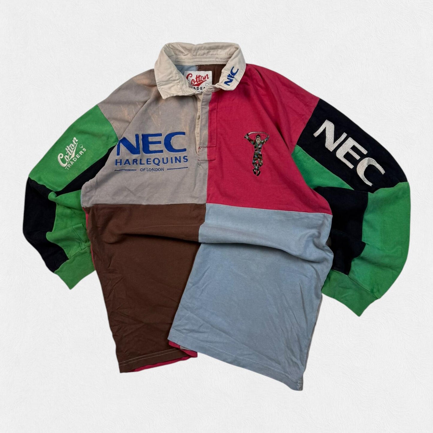 Vintage Harlequins 1997-99 Cotton Traders rugby shirt (L)