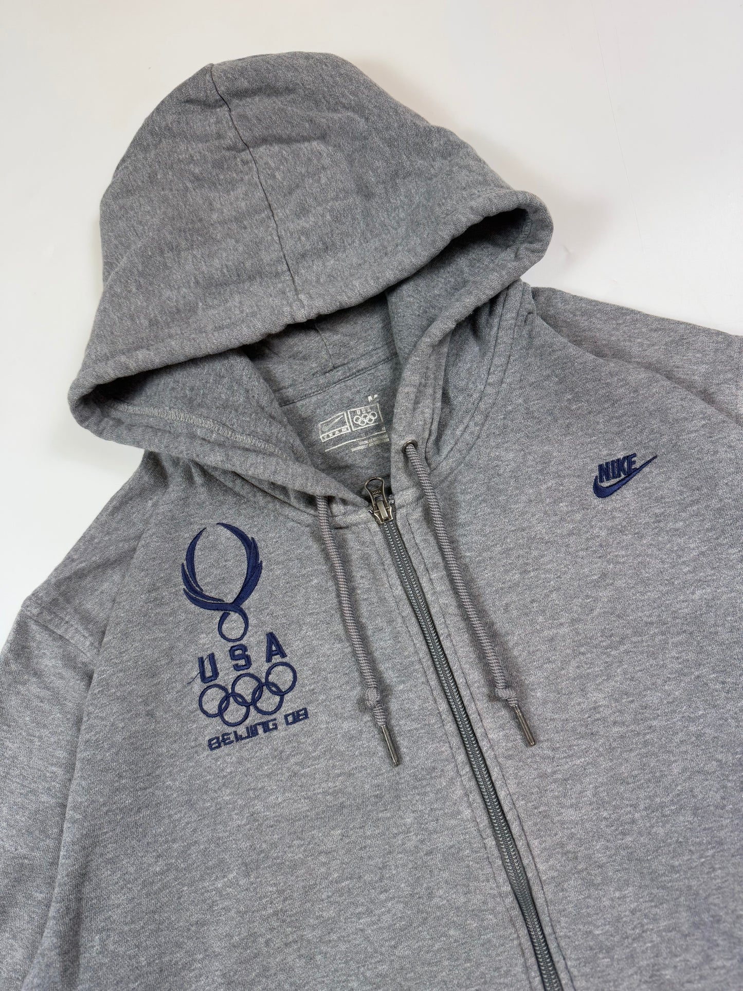 Vintage Nike Beijing olympics full zip hoodie (M)