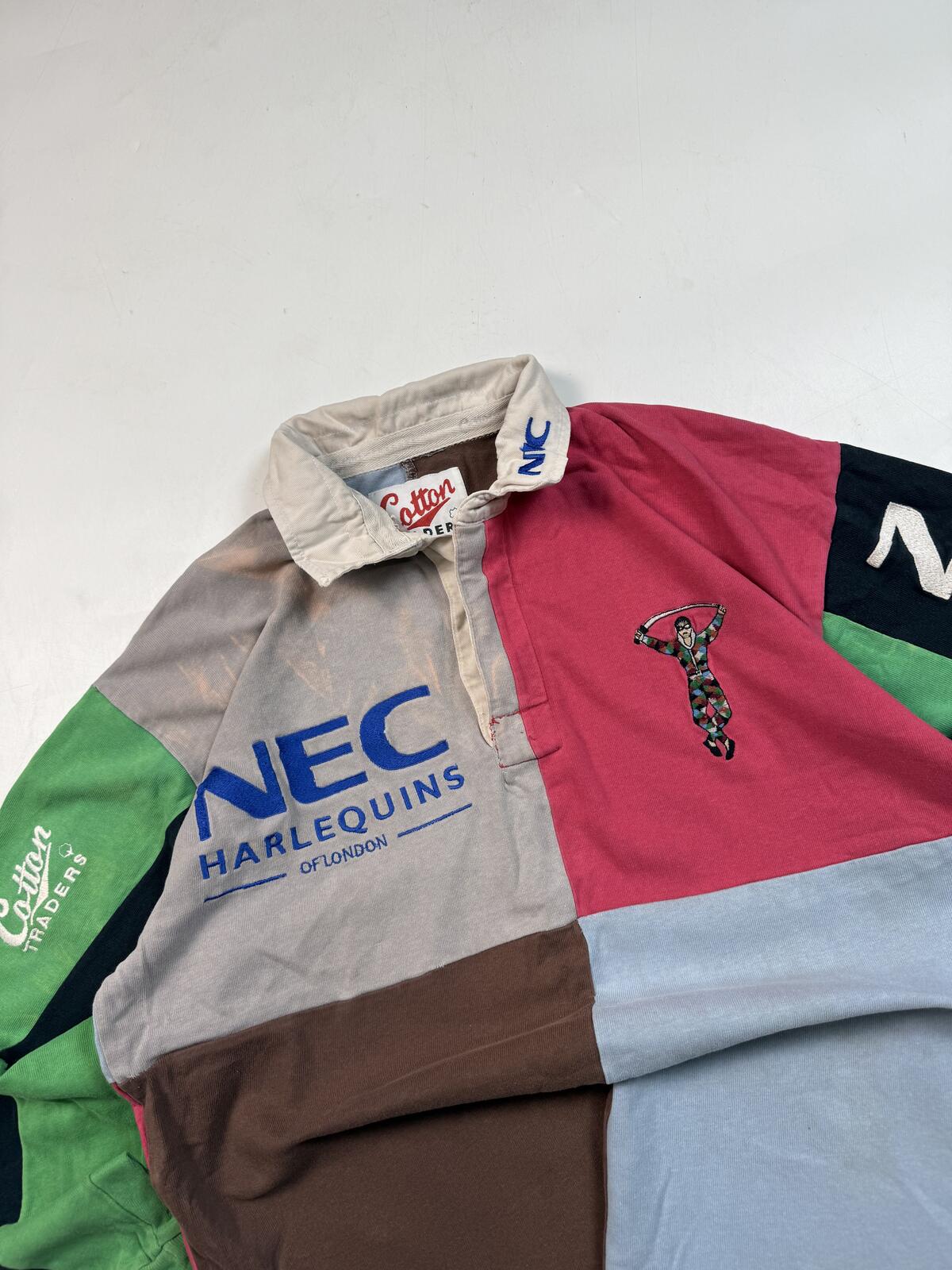 Vintage Harlequins 1997-99 Cotton Traders rugby shirt (L)